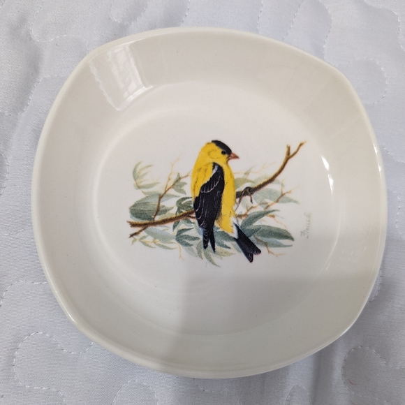 REDUCED TO SELL! National Wildlife snack plates, "Protect Our Songbirds" - Picture 5 of 9